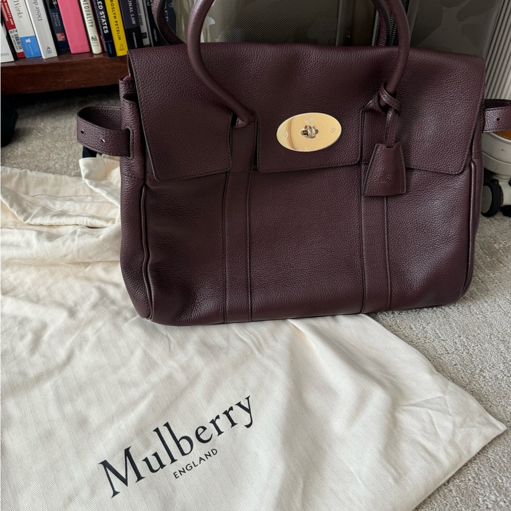 Mulberry 'Bayswater' in Oxblood Classic Grain Leather Tote  - MSRP $1450 - BNWT